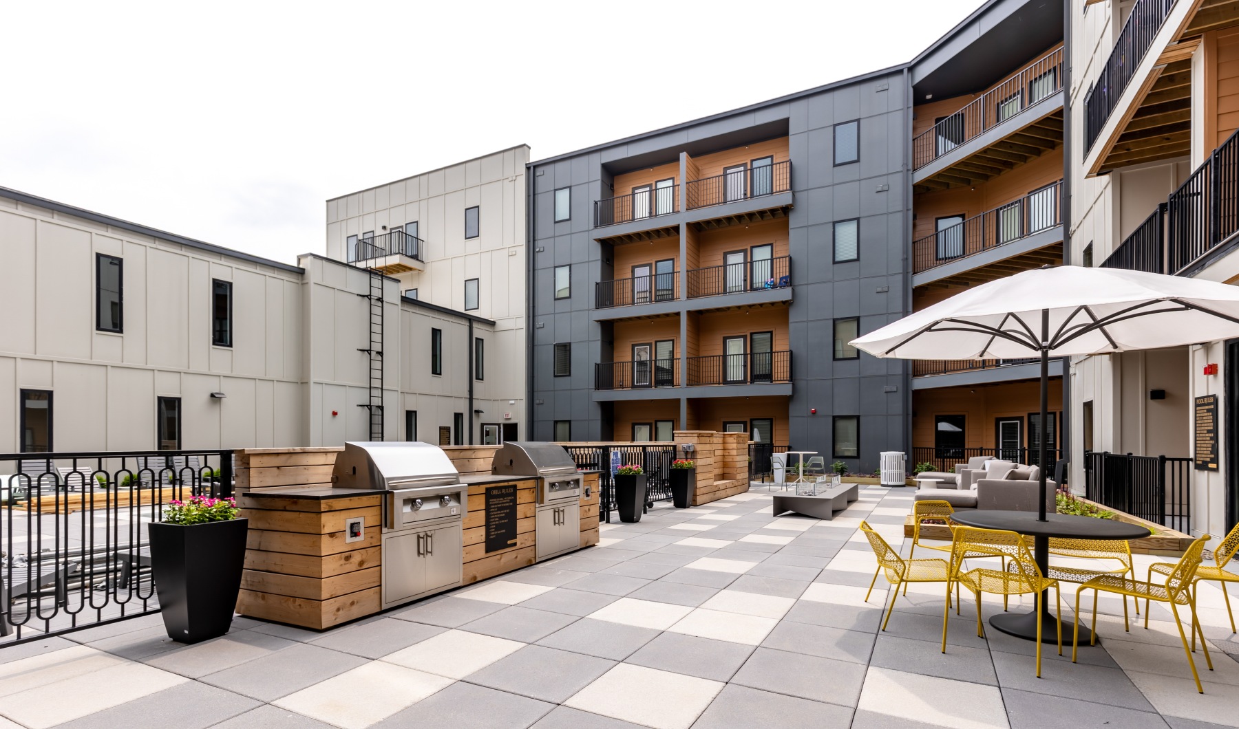 Cook a meal at our outdoor kitchen with grills Outdoor kitchen with views of pool
