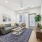 Styled apartment living room